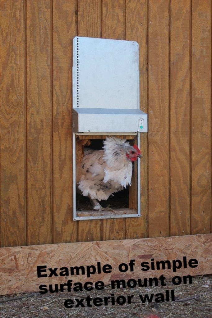 ADOR1 Automatic Chicken Coop Door, Complete with Battery