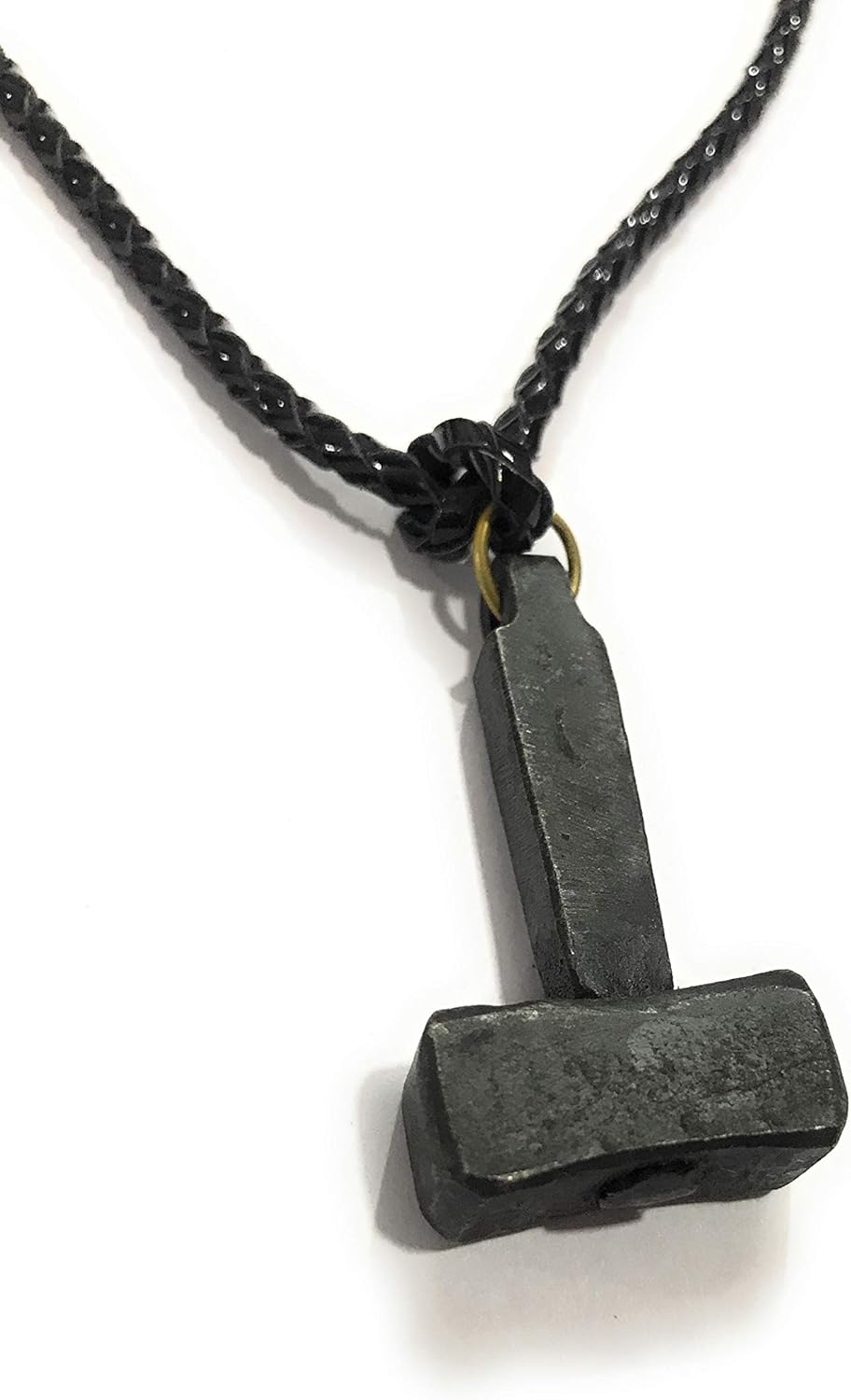 NauticalMart Thor's Pewter Pendant Viking Uppsala Mjölnir Necklace for Protection With Leather Cord