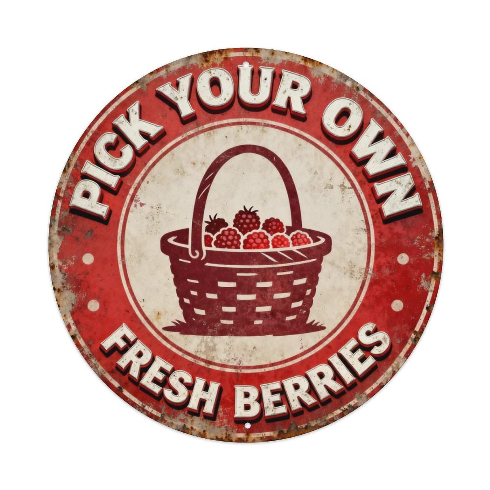 Full_Organic_Farm Metal Tin Sign Plaque