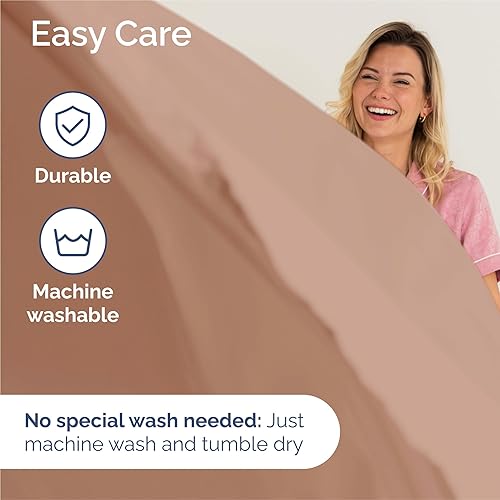 Vista 665 de Juego de sábanas Split King de 7 piezas, sábanas transpirables y refrescantes, sábanas de hotel, bolsillos profundos, ajuste fácil, suaves y sin