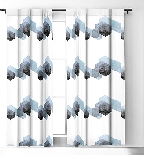 Miniatura 2 de Deny Designs 1 panel de cortina opaca para ventana, 50 x 84 pulgadas