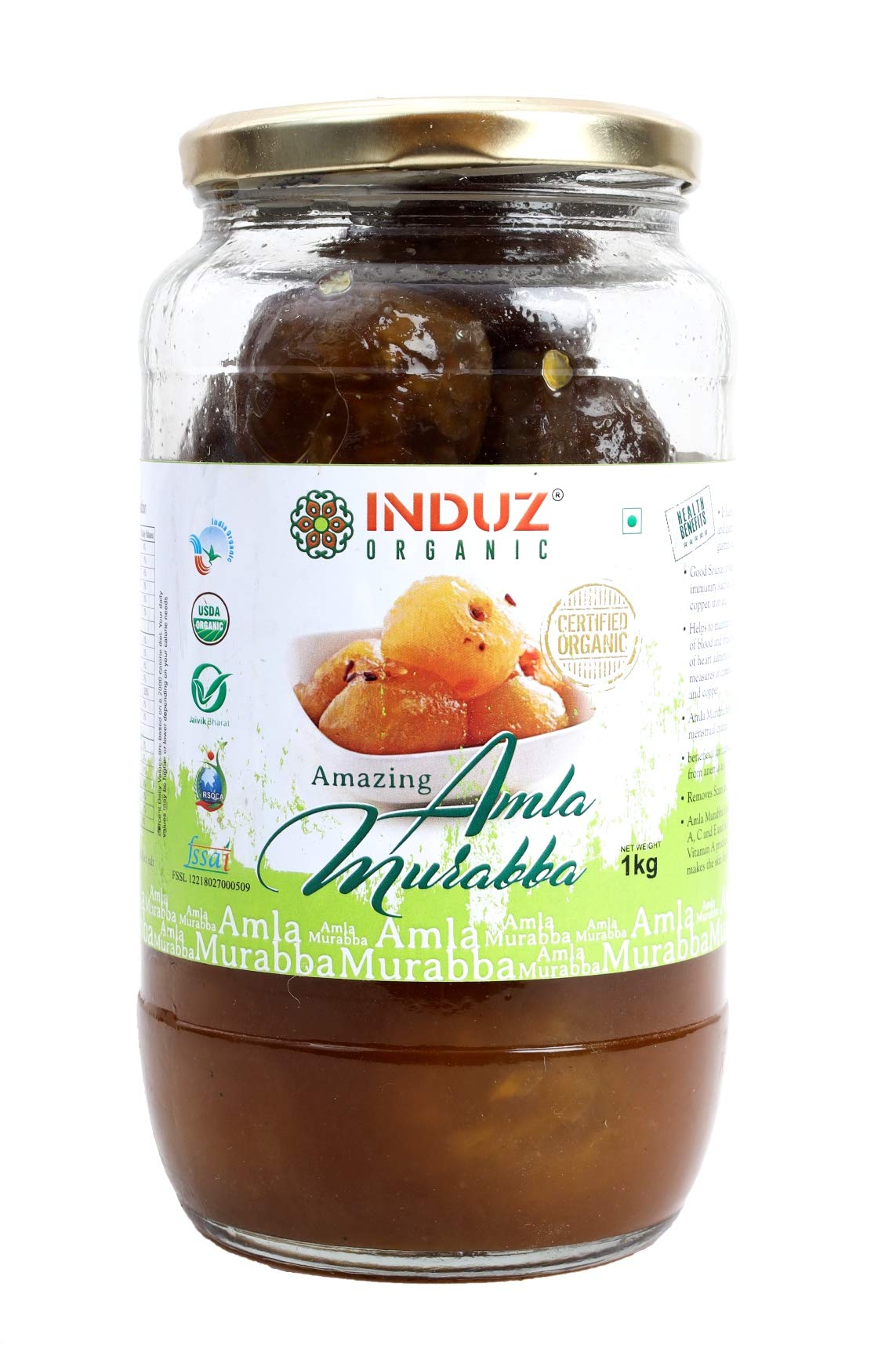 Induz Organic Amla Murabba - 1 KG