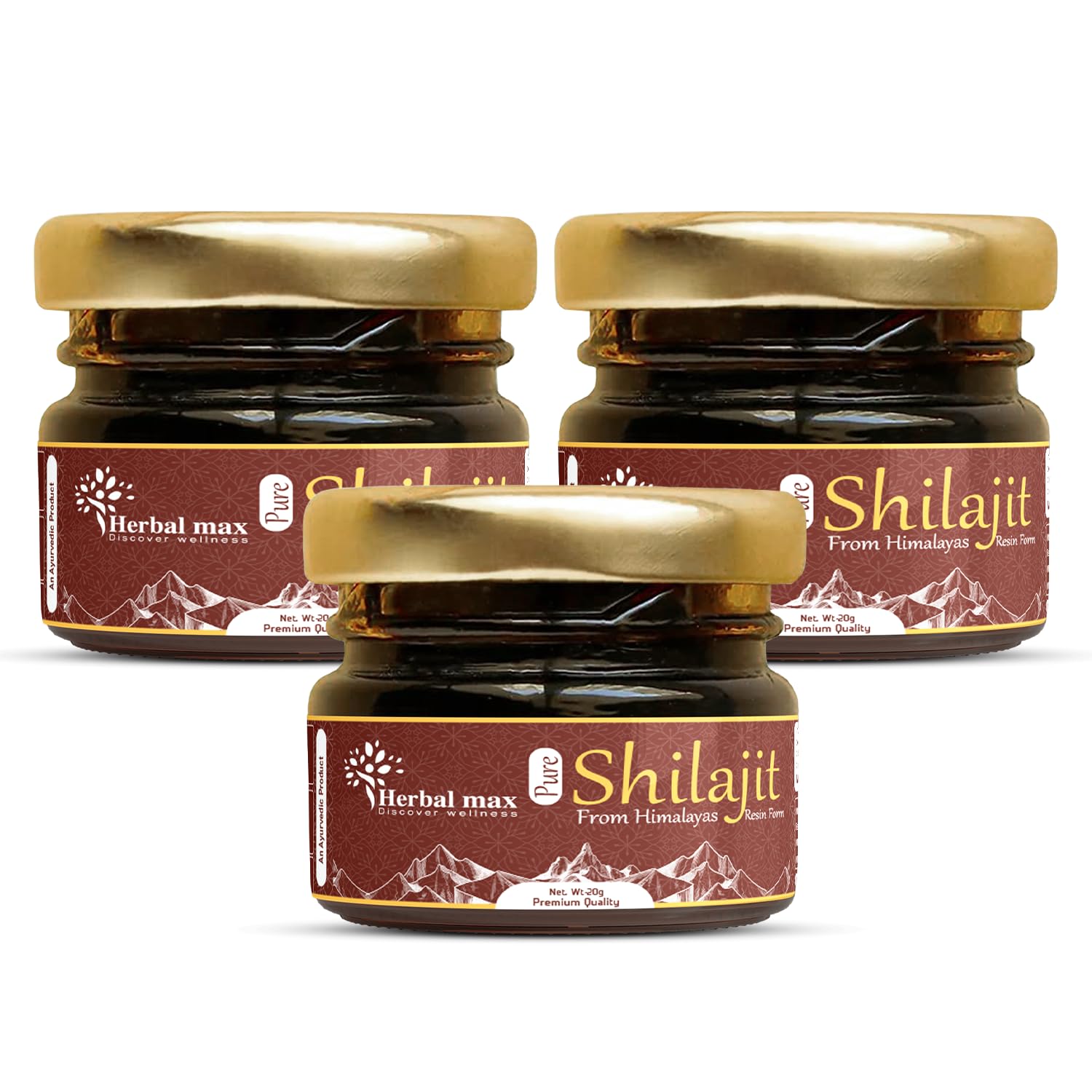 Herbalmax Pure Himalayan Shilajit/Shilajeet Resin 20g – Natural Ayurvedic Resin for Energy, Stamina, Strength, Endurance, Performance & Immunity — Amazon image 9