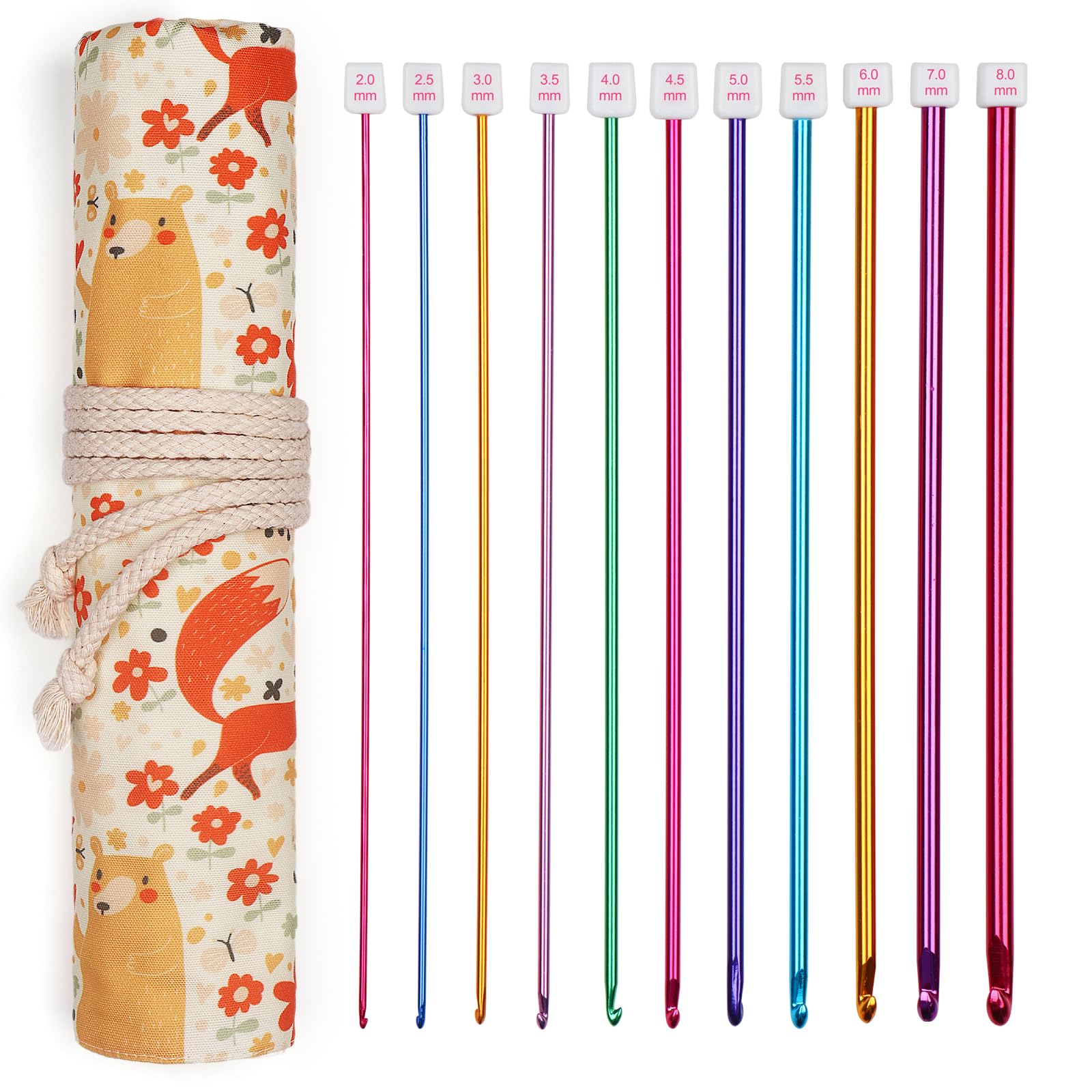 Cdrompy Set Uncinetti Tunisini 13 Pezzi (2-10 Mm): Perfetti Per Principianti E Professionisti! - 5