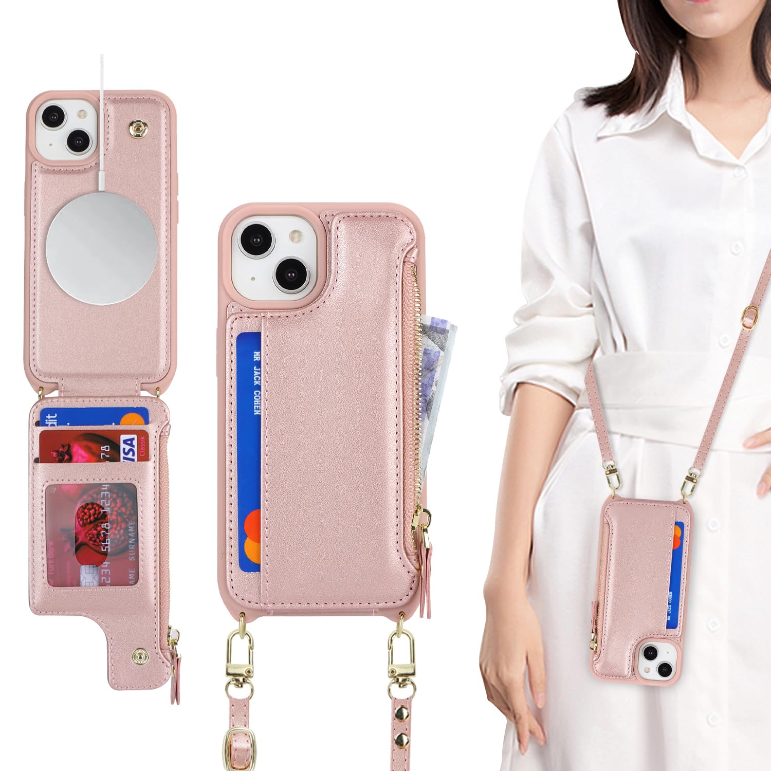 SailorTech for iPhone 14 Plus Case with Credit Card Holder magsafe