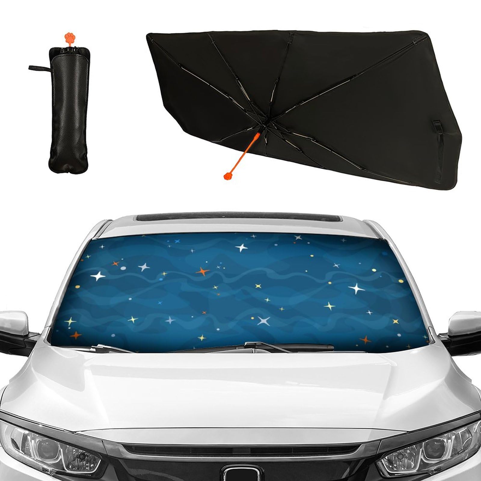 Amazon.co.jp: 車用サンシェード ブルーギャラクシー 美しい星 サン