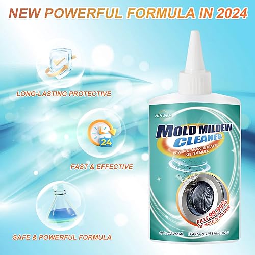 Miniatura 5 de Gel removedor de moho, limpiador de moho doméstico para lavadora, tiras de refrigerador, limpiador de lechada mejor para fregadero del hogar,