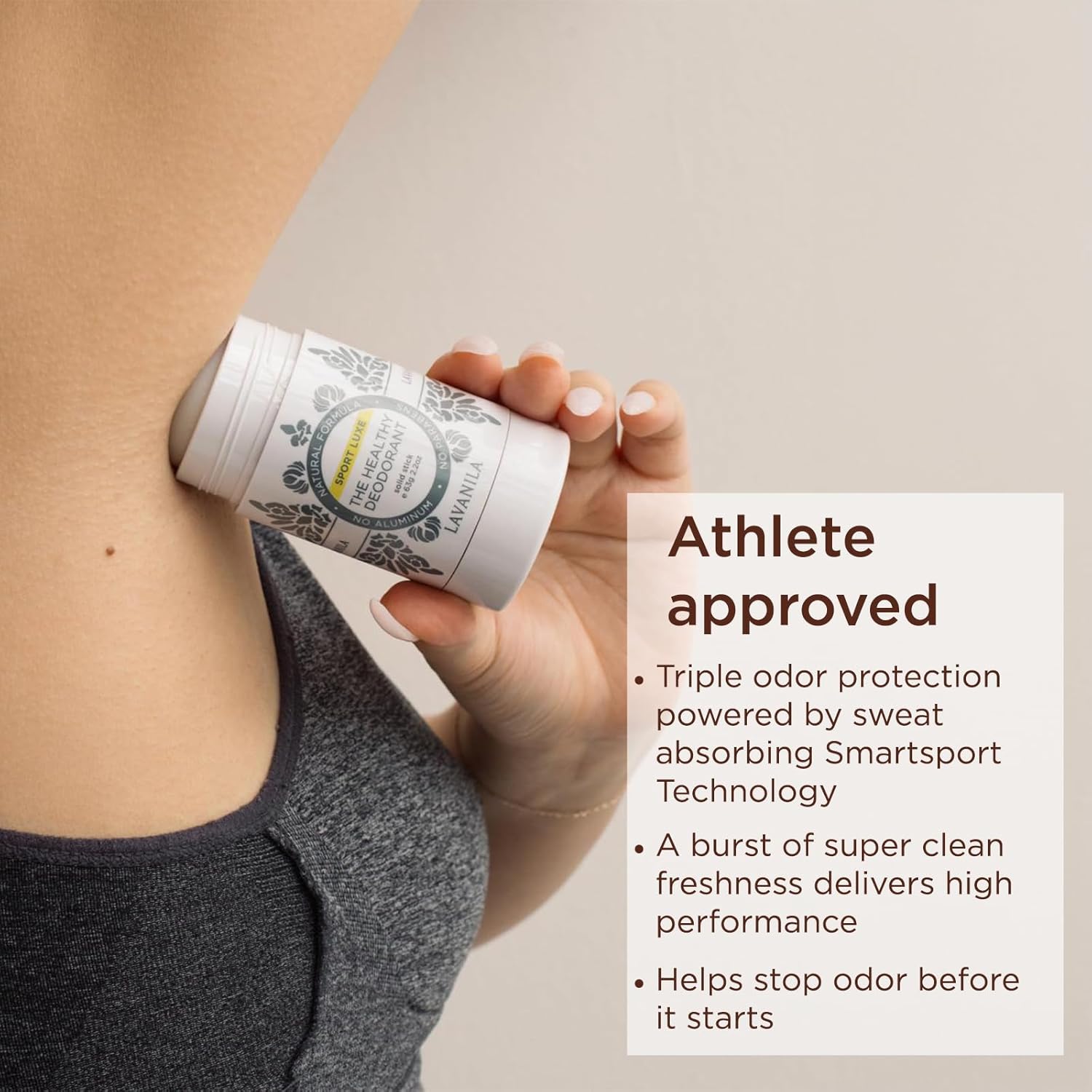 Lavanila Aluminum Free Natural Deodorant for Girls, Vanilla Grapefruit + Sport Luxe (2oz Each) - The Healthy Deodorant - Solid Stick, Vegan - Image 6