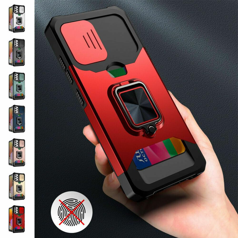 Generic Coque pour Samsung Galaxy S23 Ultra (couleur : argent) antichoc anneau support rigide en silicone