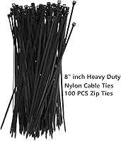 Vista 2 de TANG Sunshade Depot - 100 cierres de cremallera para lonas, cubierta blanca, tienda de campaña, camping, lona multiusos impermeable, cubierta