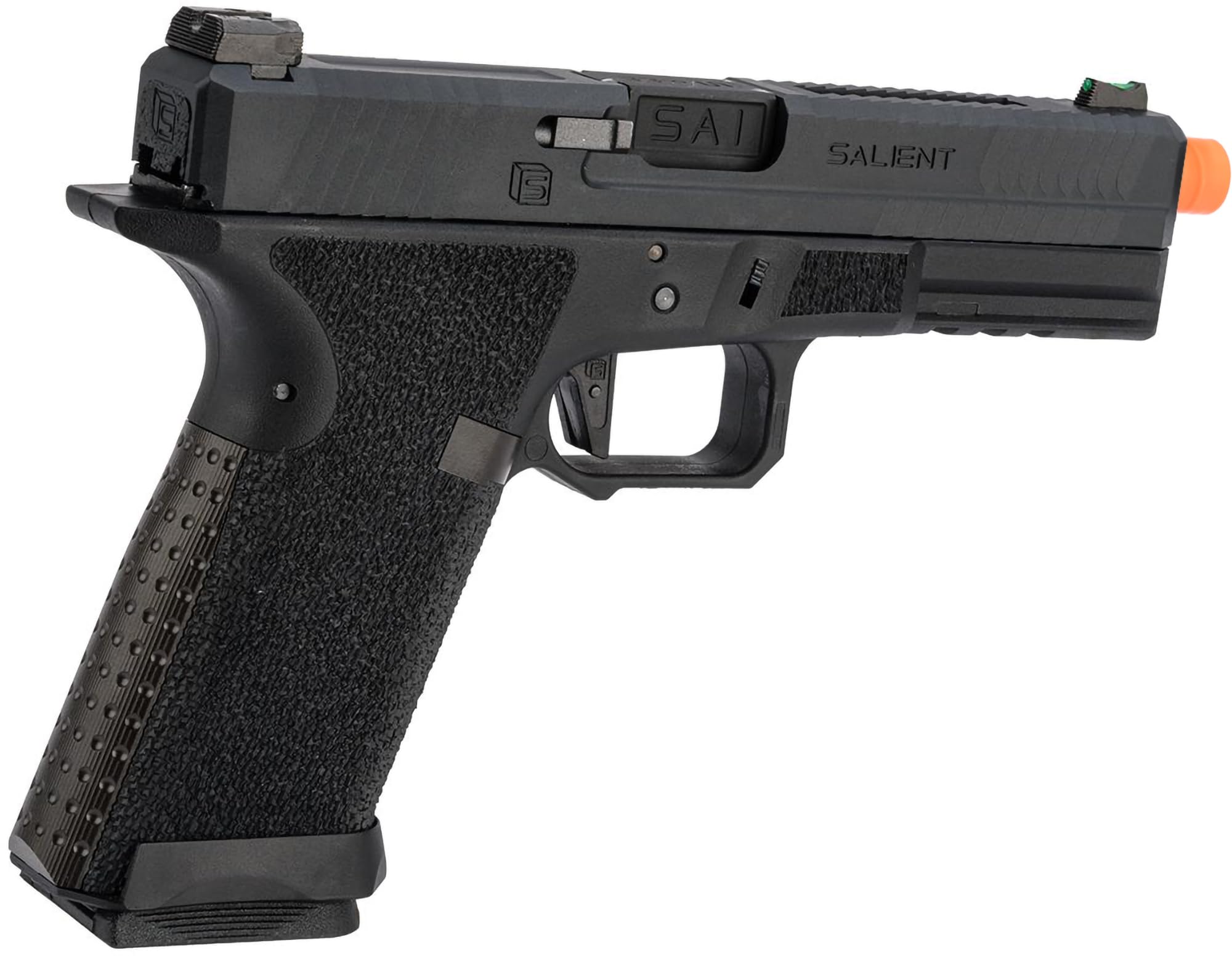 Evike Airsoft - EMG Salient Arms International BLU Standard Airsoft Practice Platform w/Brass Rear and Controls (Color: Iron Gray)