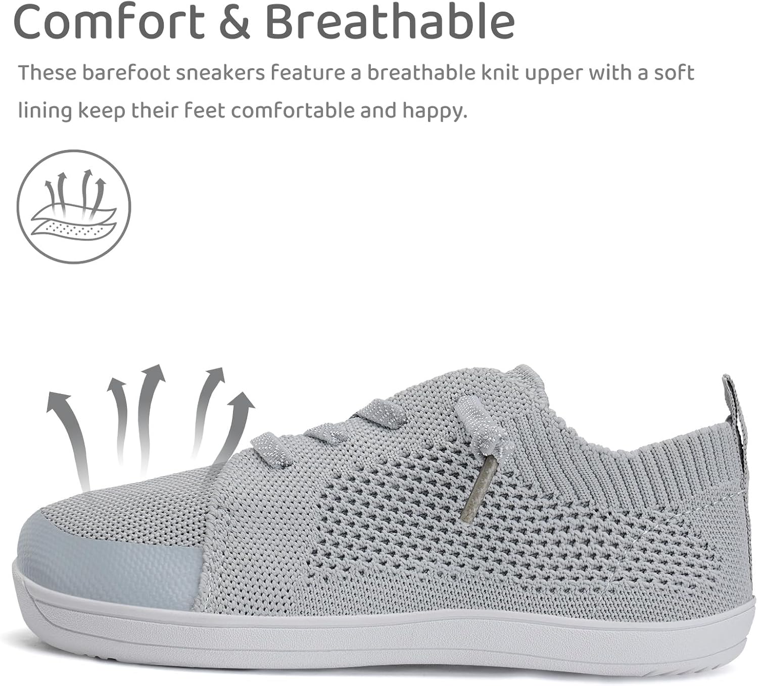 WateLves Toddler Little Kids Wide Barefoot Shoes Boys Girls Minimalist Sneakers Lightweight Breathable Walking Shoes | Naturally Splay | Flexible Fit - Image 2