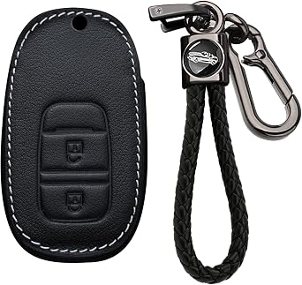 Key Case for Honda Civic SI EZ EP EG EX Civic Hatchback FL1 FL4 Type R FL5 etc. Key Chain, Smart Key Case, Pressure Resistant, Present, Dustproof, Leather