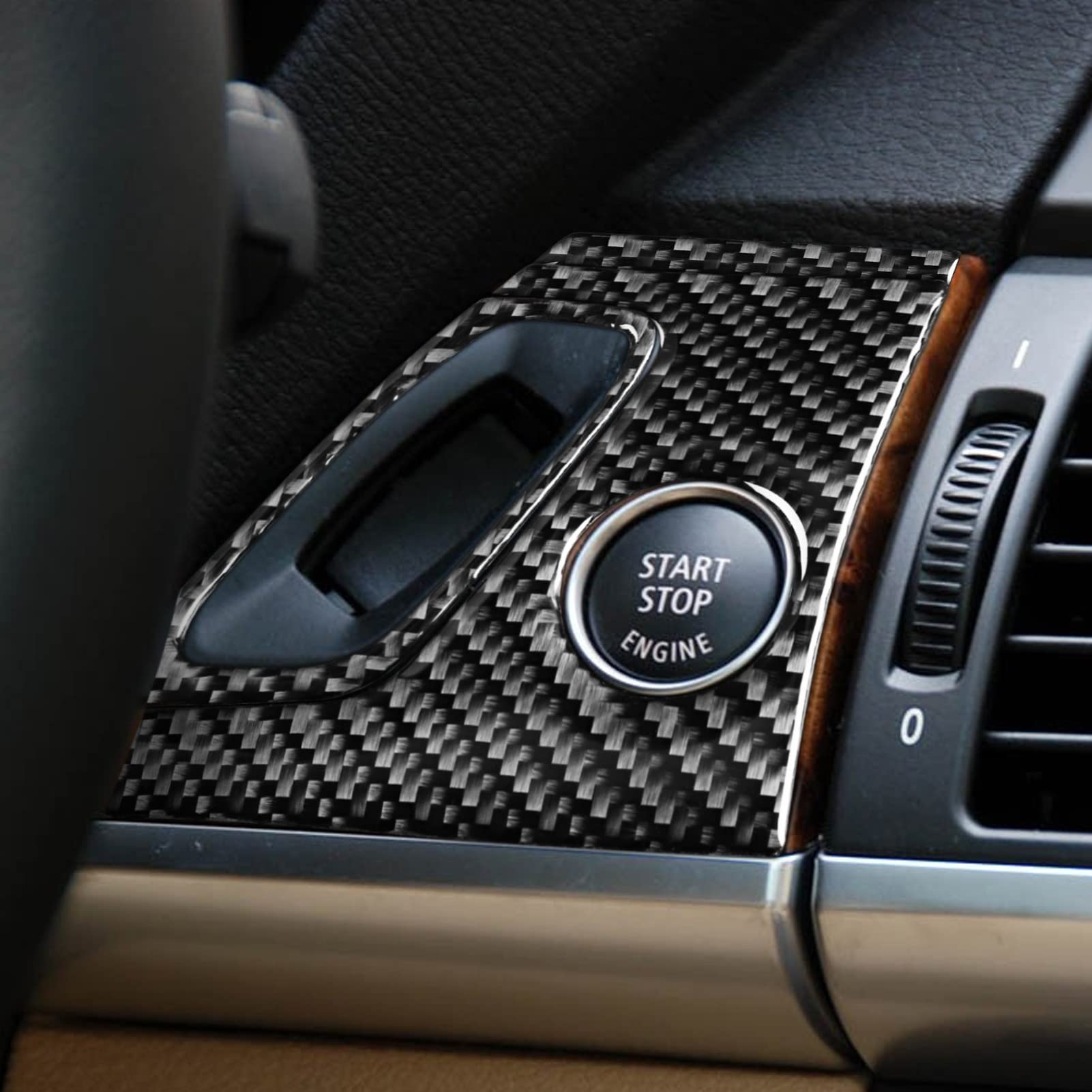  X6 X5 カーボンファイバー 内装パーツセット Amazon.com: NVCNX Real Carbon Fiber Compatible with BMW X5 E70