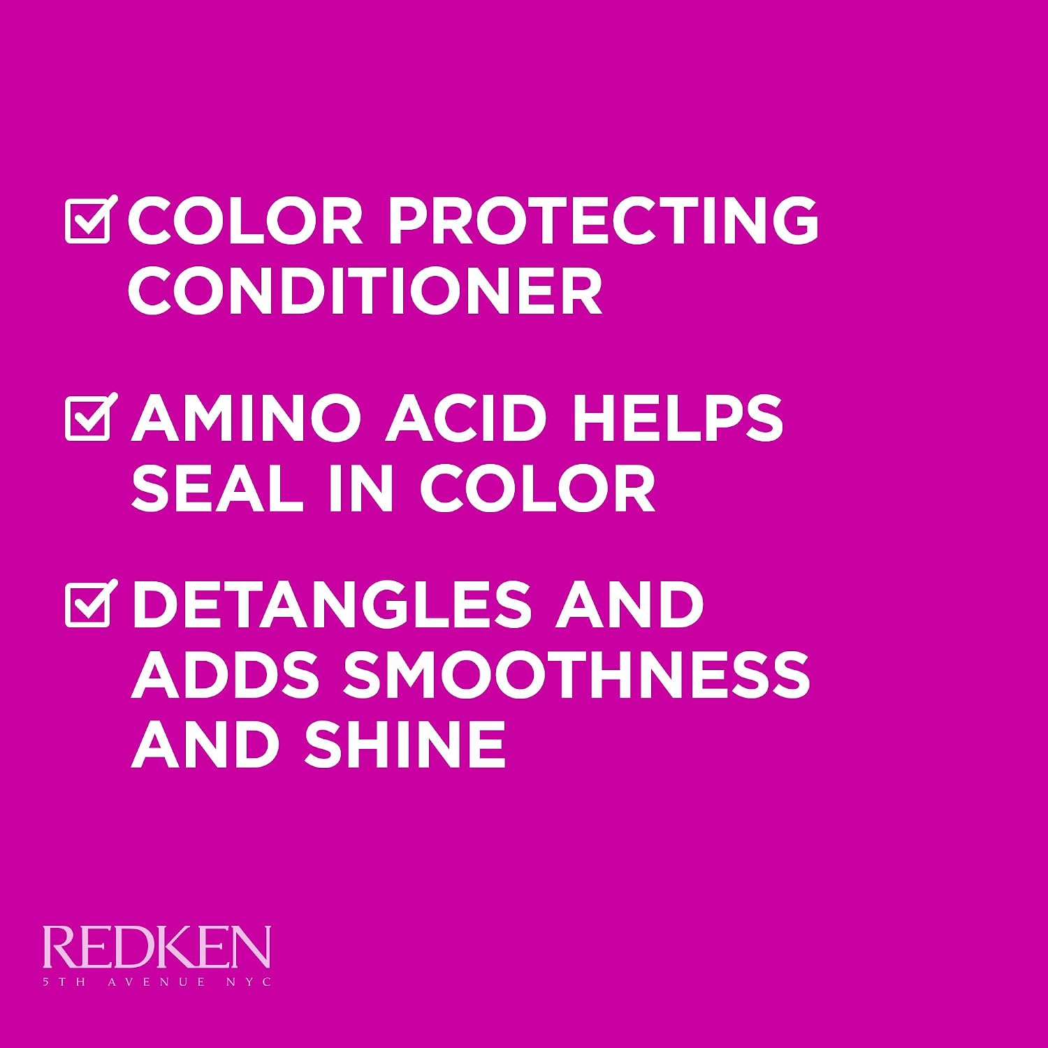 Redken Colour Extend Magnetics Conditioner for Coloured Hair, Cranberry, 30 ml (Pack of 1) - Image 4