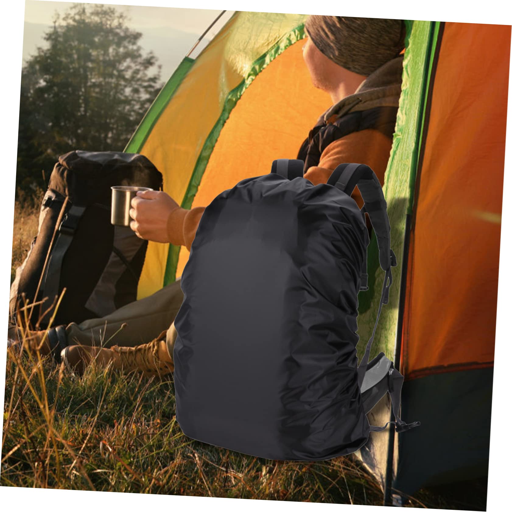 Kisangel 2 Juegos De Fundas para Mochila Mochila para Exteriores Almacenamiento A Prueba De Lluvia Impermeable para Ciclismo Protector para Senderismo Viaje con Espalda para Bolsa