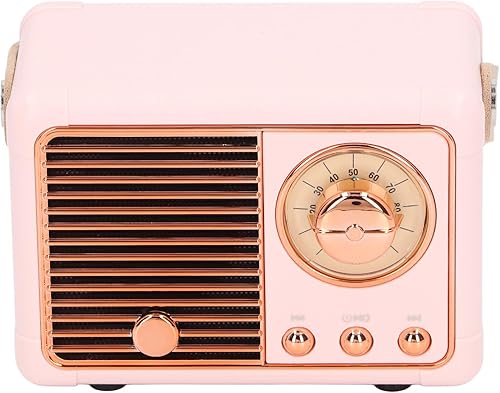 Miniatura 5 de ZJchao Altavoz portátil mini compacto inalámbrico retro diseño incorporado tarjeta radio alta capacidad batería ligero para viajes al aire libre
