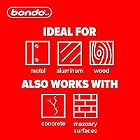 Vista 7 de Relleno ligero para carrocería, de Bondo, 1 galón