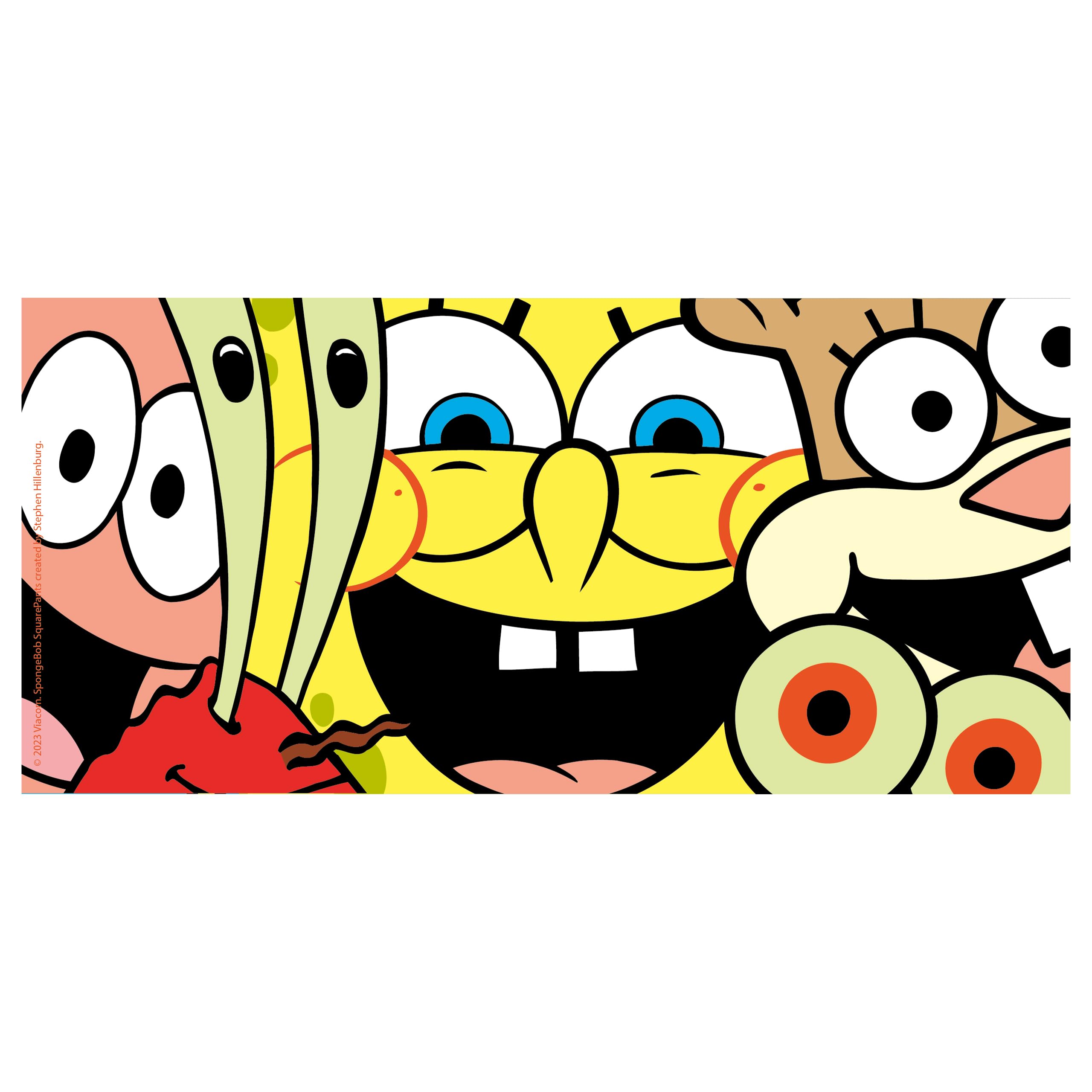 Spongebob Allover-Kaffeetasse Aus Keramik – 320 Ml, Spülmaschinen- & Mikrowellengeeignet