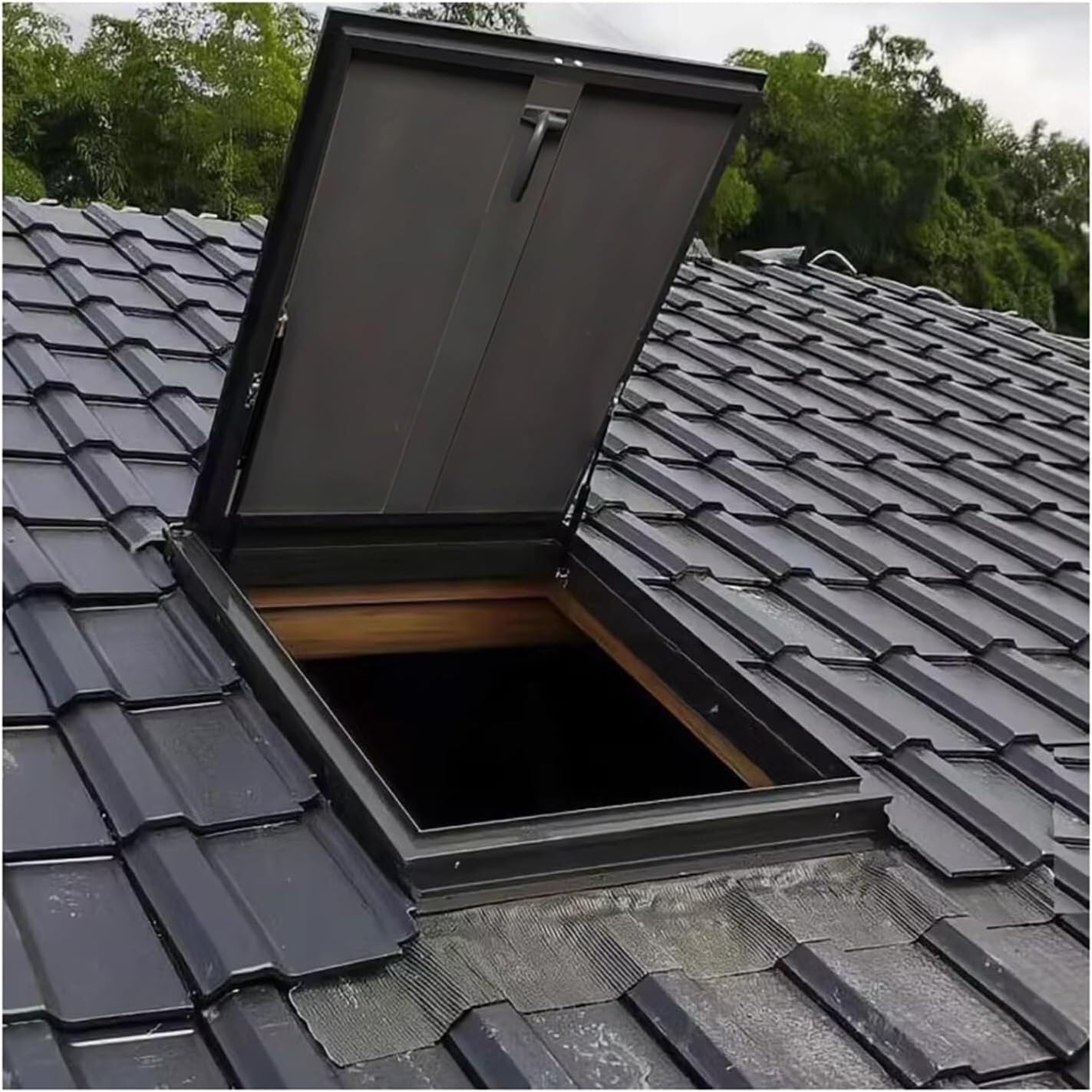 VUIKLCty Roof Access Hatch Cover For Loft Skylights/basement Exits(80x80CM/31.5x31.5in)