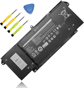 63Wh 7FMXV Replacement Laptop Battery for Dell Latitude 5320 7320 7420 7520 Latitude 2-in-1 5320 7320 7420 type P133G P134G P135G P136G P138G P139G P110F Series 9JM71 4M1JN MHR4G 0727CG HDGJ8 1PP63