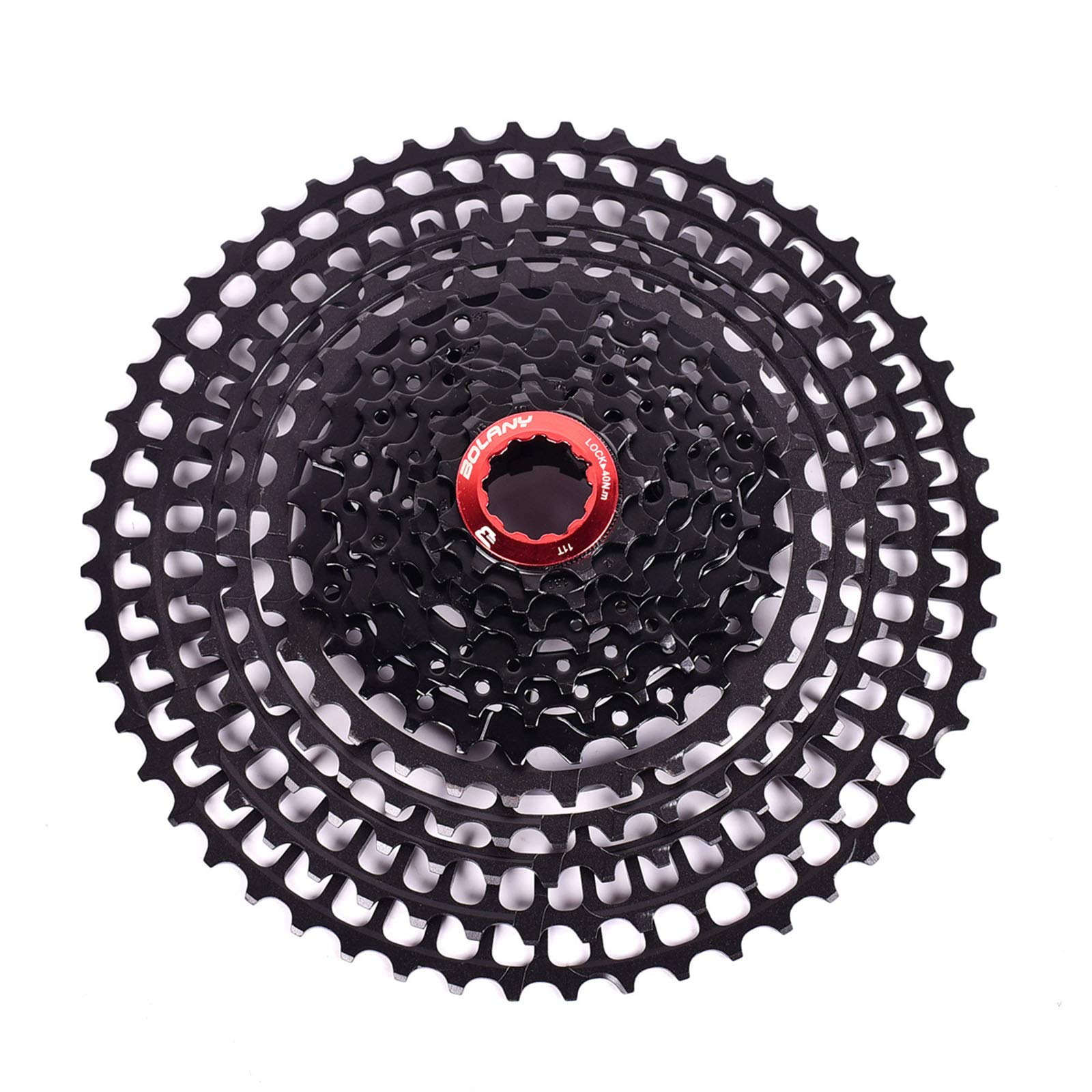 Unisex - MTB per Adulto 12 velocità 11-52T Cassetta Nero Ultraleggero Bicicletta volano Bici Ruota Libera Parti Montagna,