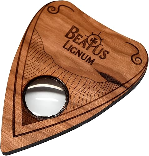 Miniatura 6 de Beatus Lignum Ouija - Tabla de madera de cerezo (15.5 x 11.0 in, 14 de grosor, todo natural, madera lisa, invocación con clase y alto éxito