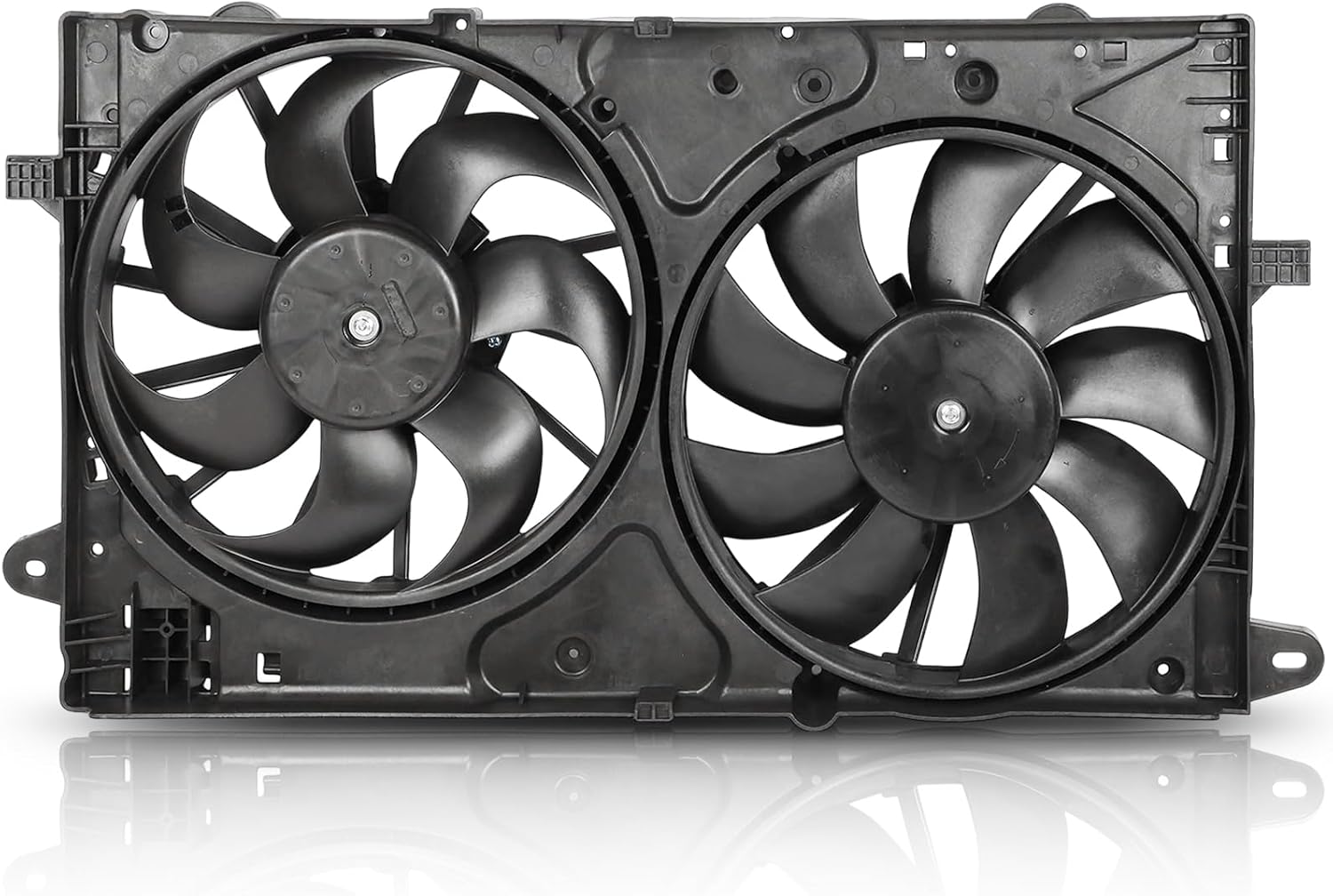 SCITOO Engine Radiator Cooling Fan Assembly Compatible with 2014-2017 for Buick for Regal 2.0L 2014-2017 for Chevrolet for Impala 2.5L 2016 for Chevrolet for Malibu 1.5L ;Replace 620-659
