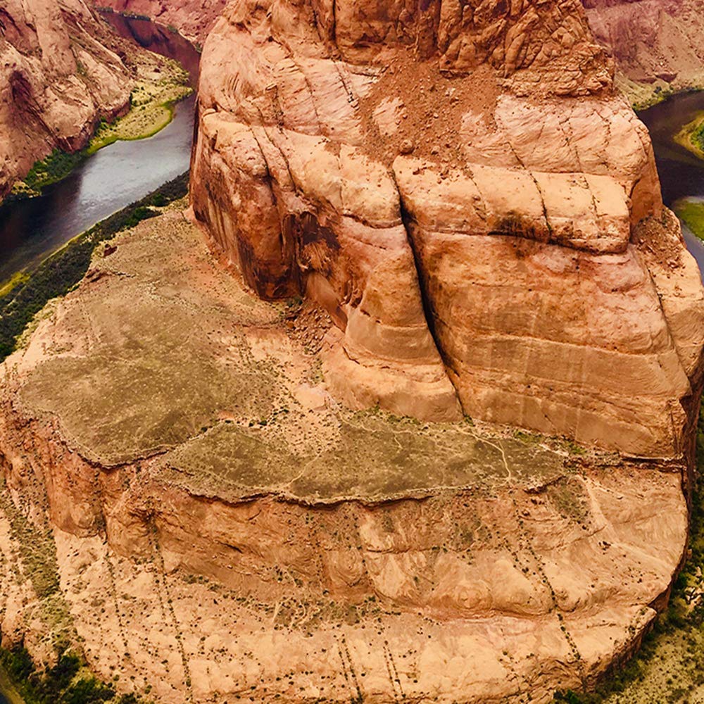 Leinwandbild XXL Grand Canyon Wandbild Kunst Fluss Natur mehrfarbig 70x100 cm