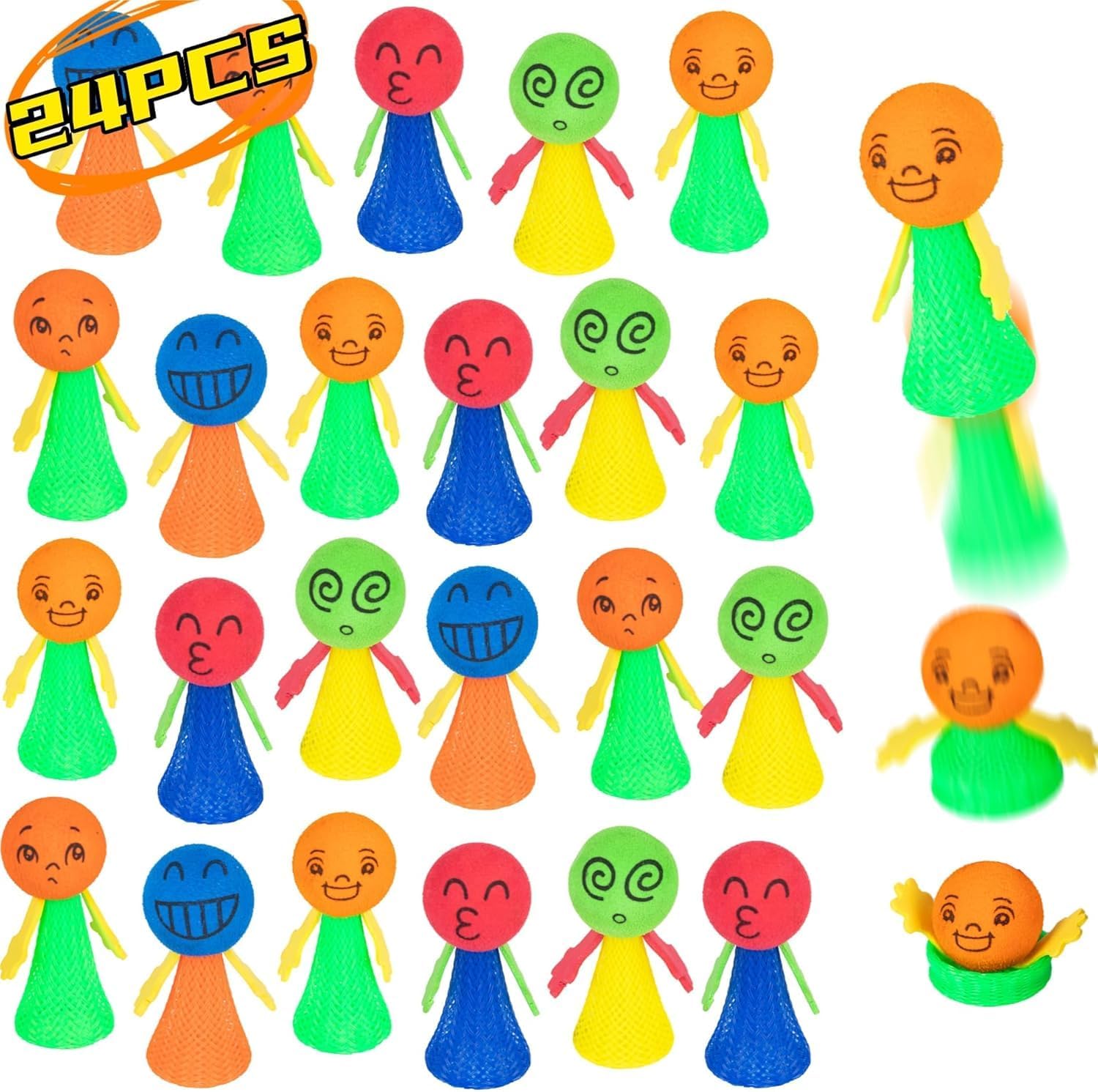 – BeyondLuv Jumping Party Favors For Kids Birthday Party- 24Pcs Spring Birthday Gift Toys Girls Boys, Return Gifts For Party kids, Giveaways For Bulk Mini Toys Pinata Goodie Bags Favours Toy Kid