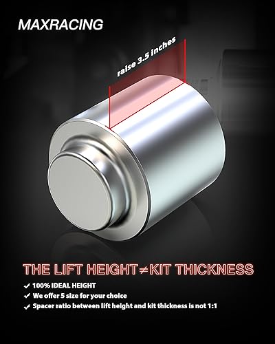 Miniatura 73 de MAXRACING - Kit de nivelación frontal de 2.5 pulgadas, para tracción de 2 y 4 llantas