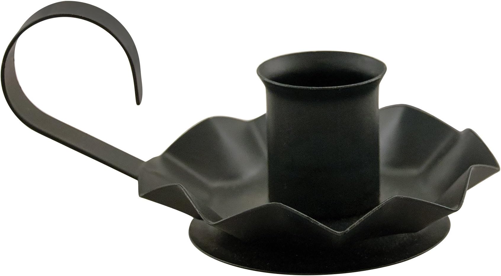 Hearthside Collection Black Flower Taper Holder
