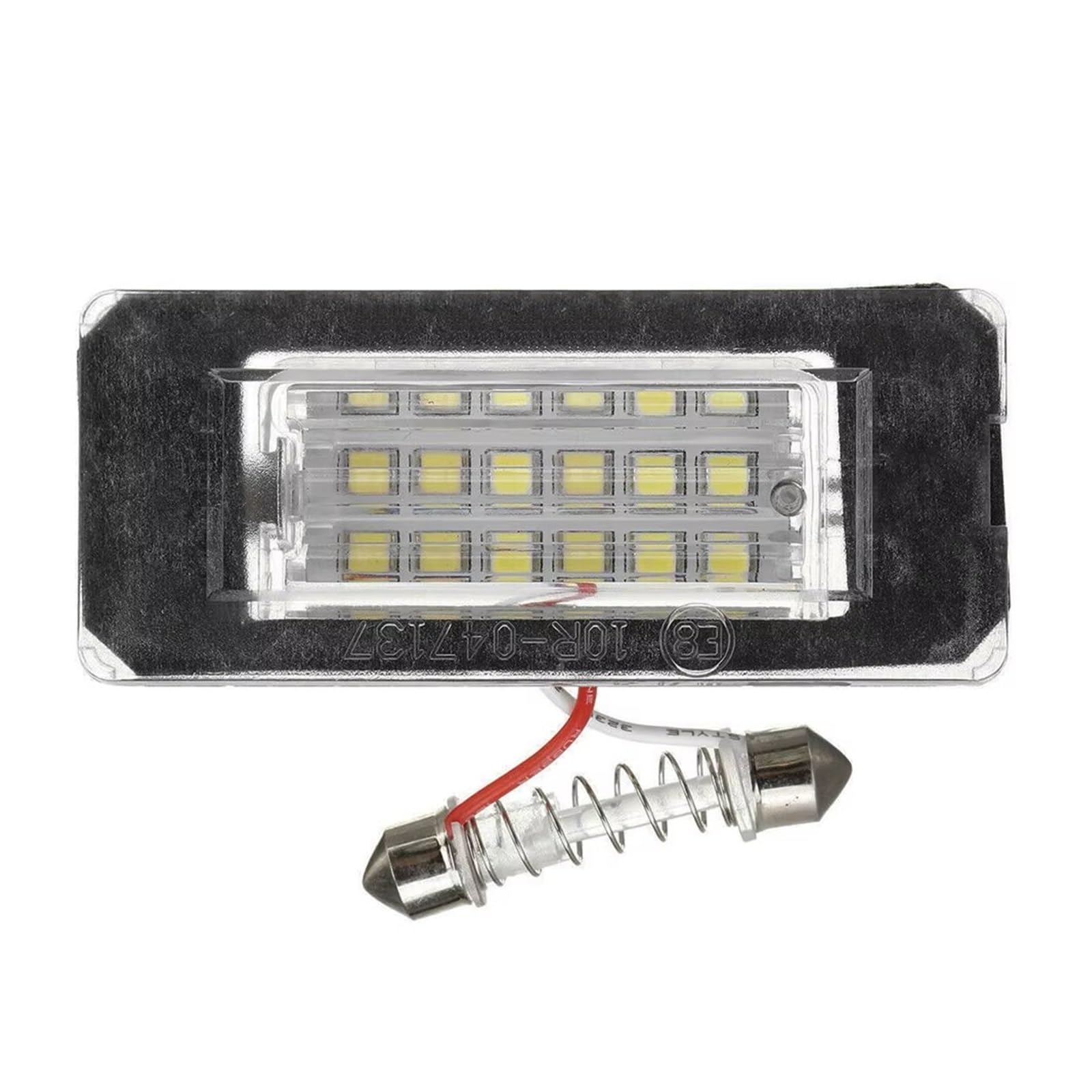 Luces de matrícula LED para Mini Cooper R56 plafón blanco de iluminación trasera para coche 7