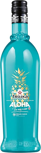 Aloha Tropical Pineapple and Lime - Vodka Liqueur from Trojka - Made In Switzerland -70cl