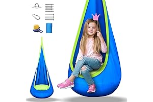 𝐁𝐈𝐓𝐈𝐖𝐄𝐍𝐃 𝐊𝐢𝐝𝐬 𝐏𝐨𝐝 𝐒𝐰𝐢𝐧𝐠 𝐒𝐞𝐚𝐭 𝐰𝐢𝐭𝐡 𝐈𝐧𝐟𝐥𝐚𝐭𝐚𝐛𝐥𝐞 𝐏𝐢𝐥𝐥𝐨𝐰 for Sensory Kids