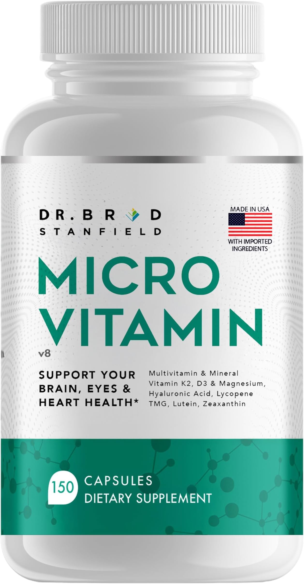 Dr Brad MicroVitamin | Methylated Multivitamin + Lutein/Zeaxanthin + D3/K2