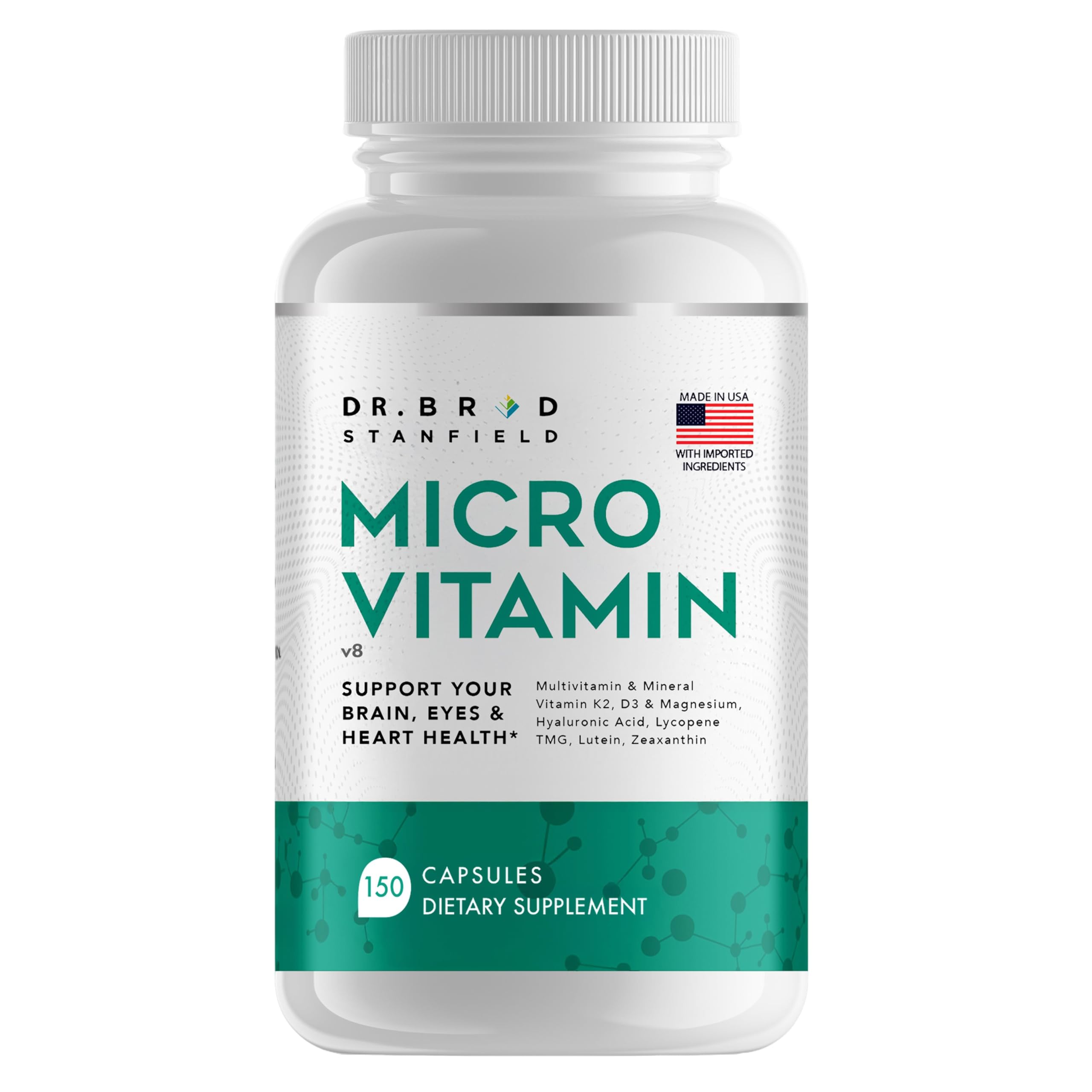 Dr Brad MicroVitamin | Methylated Multivitamin + Lutein/Zeaxanthin + D3/K2