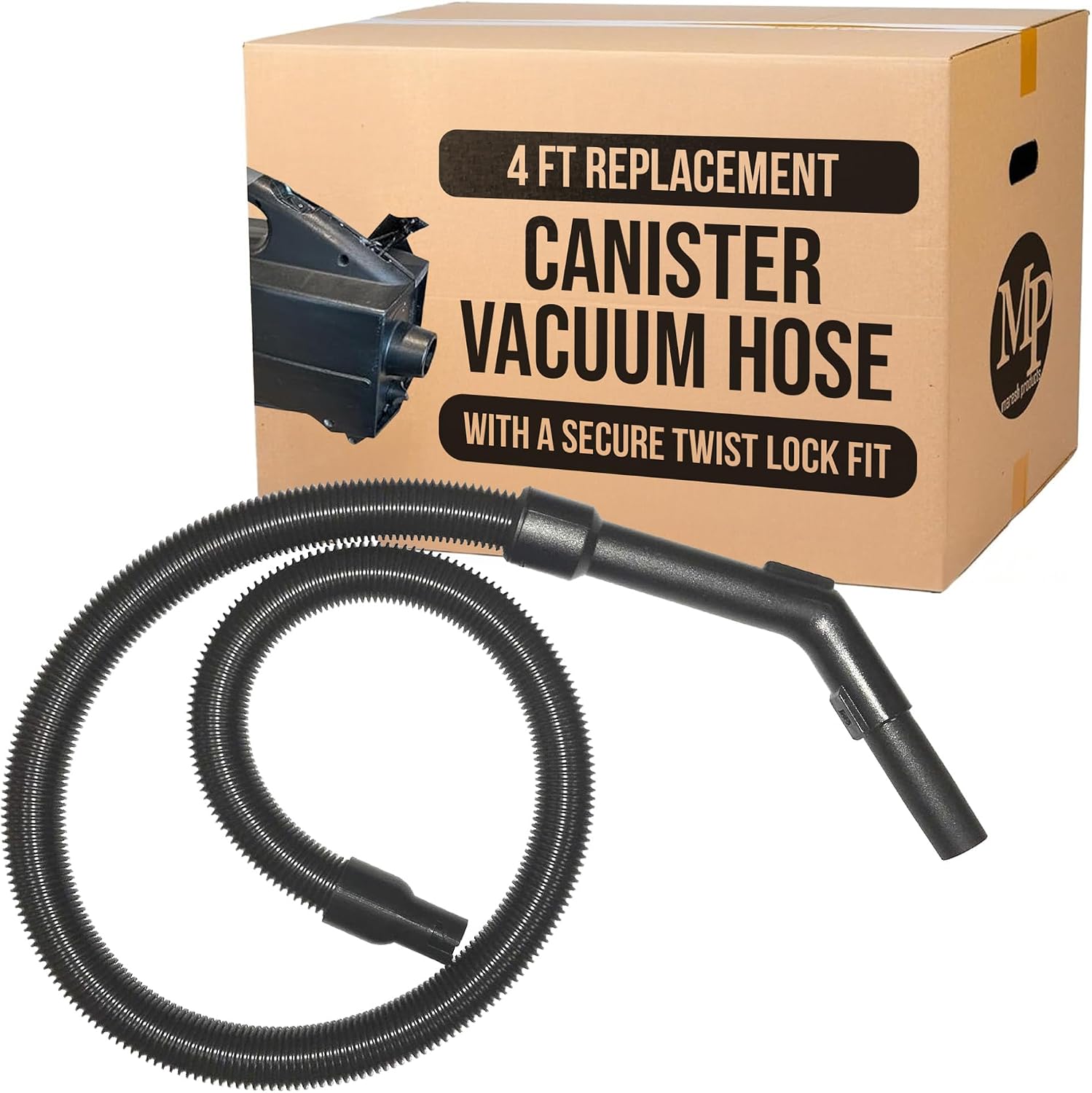 MP Maresh Products Hose Compatible with Oreck Buster B Portable Housekeeper Super Hand Held Compact Canister Models and Ultimate Pro 5 (Four Foot BB Canister Hose)