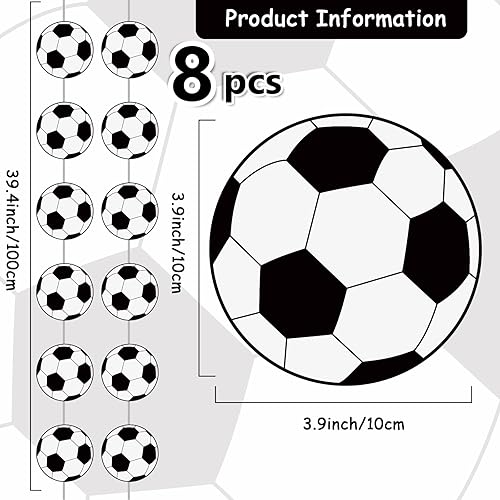 Miniatura 9 de Paquete de 8 pancartas de fiesta de béisbol, kit de guirnalda de béisbol, suministros de fiesta de béisbol, decoraciones de papel de béisbol para