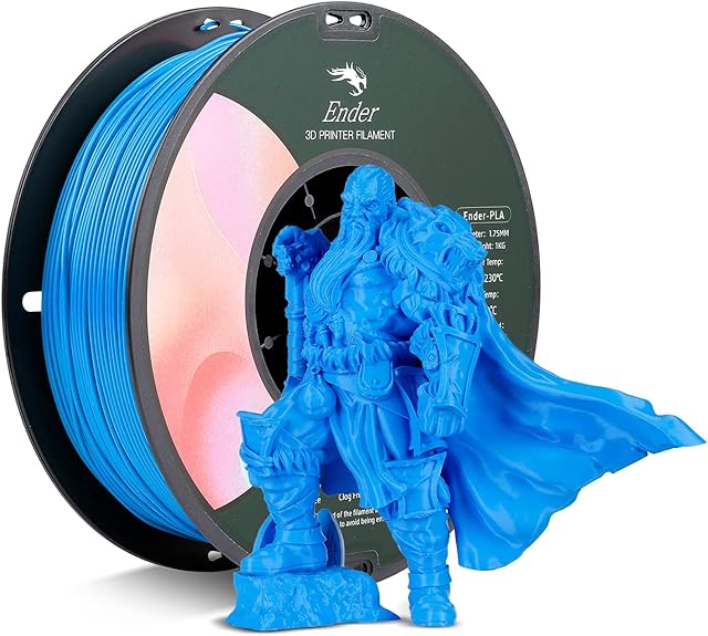 Creality 3D PLA Filament 1.75mm 1KG Spool for 3D Printer - Blue