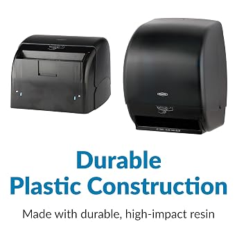 Bobrick 72974 Plastic Universal Surface Mounted Roll Towel Dispenser, 12-3/8 Width x 15-1/4 Height x 9-1/2 Depth