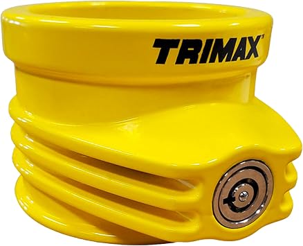 Trimax - TFW60-5th Wheel King Pin Lock-Heavy Duty Anti-Theft Trailer Lock, Rugged Alloy Construction, Weatherproof Epoxy Coating, Easy Installation