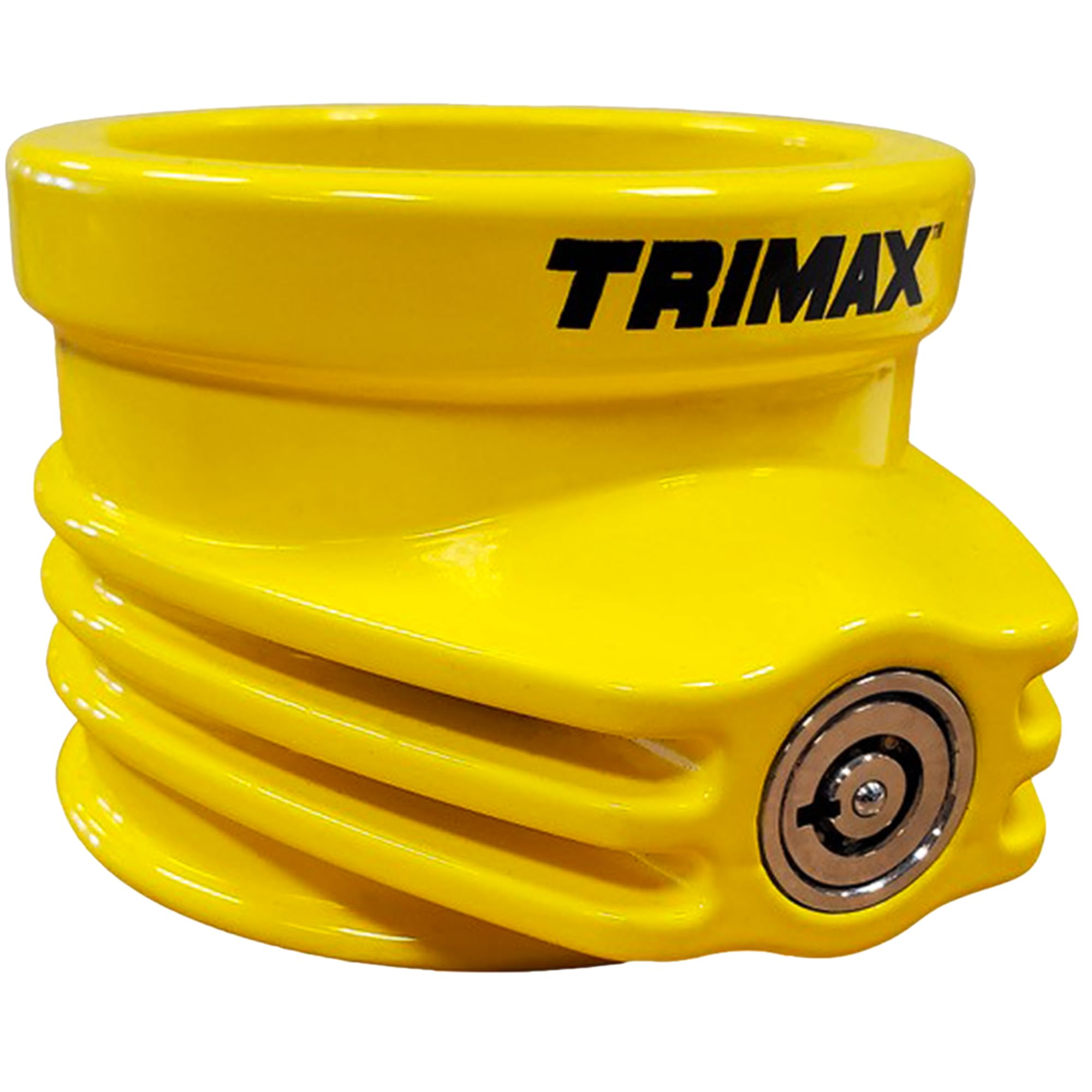 TFW60 Ultra Tough Alloy 5th Wheel King Pin Lock, (New Improved Version), Yellow
