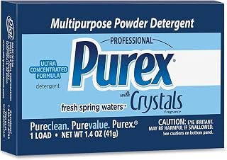 Purex - 1729435 Ultra Multipurpose Powder Detergent with Crystals Fragrance, 1.4oz Vend Pack (Pack of 156)