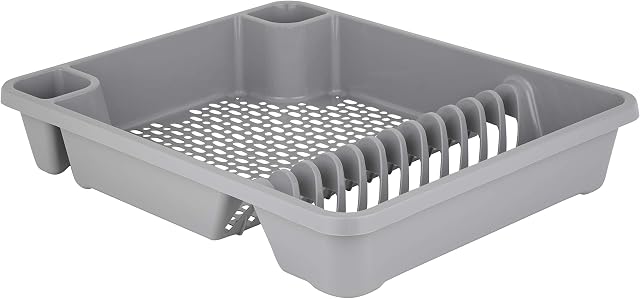 WM WHAM Everyday Large Dish Drainer Cool Grey