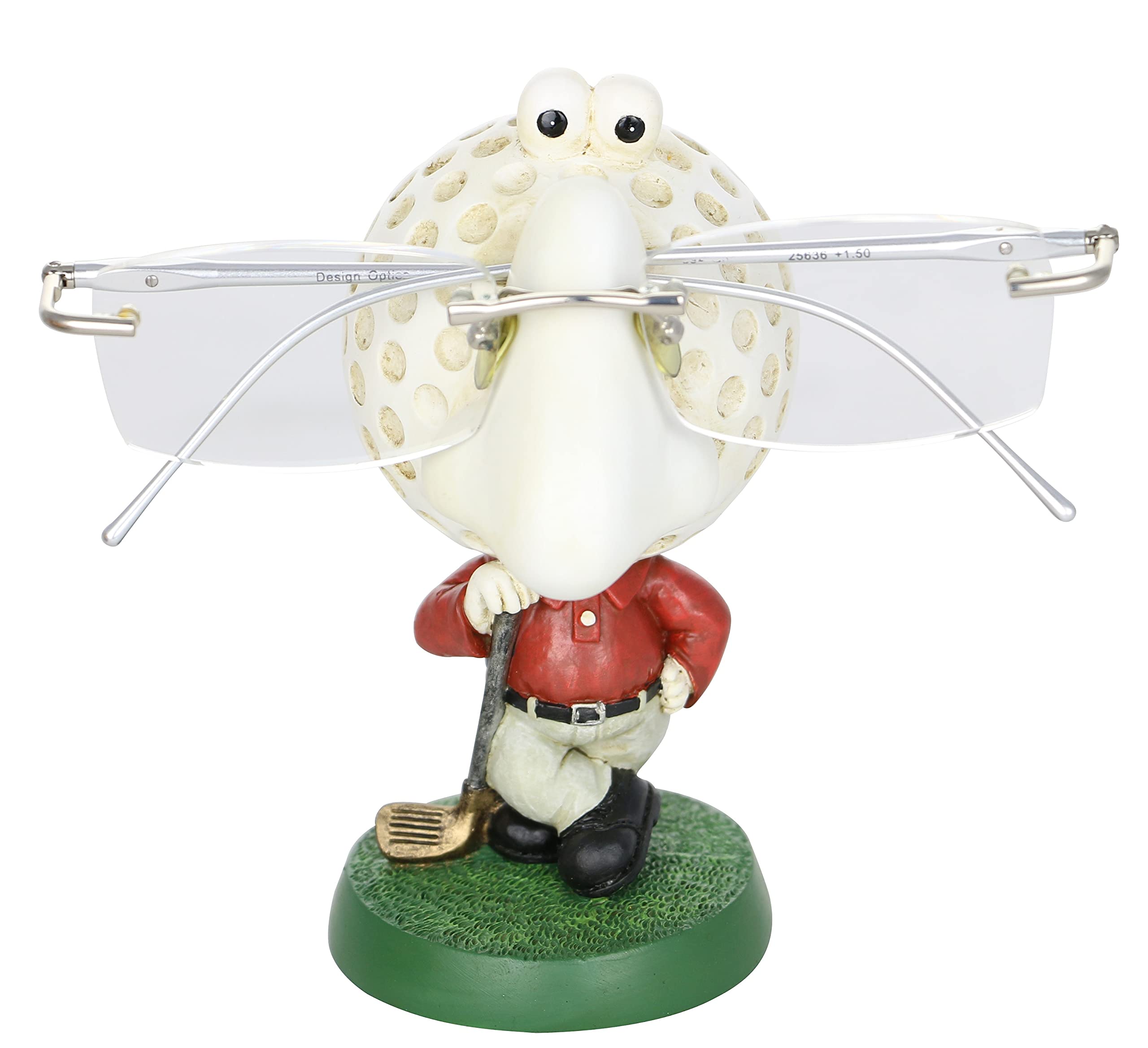 Eyeglass Holder 5" Golfer Whimsical Man Figurine Home Decor Accessory