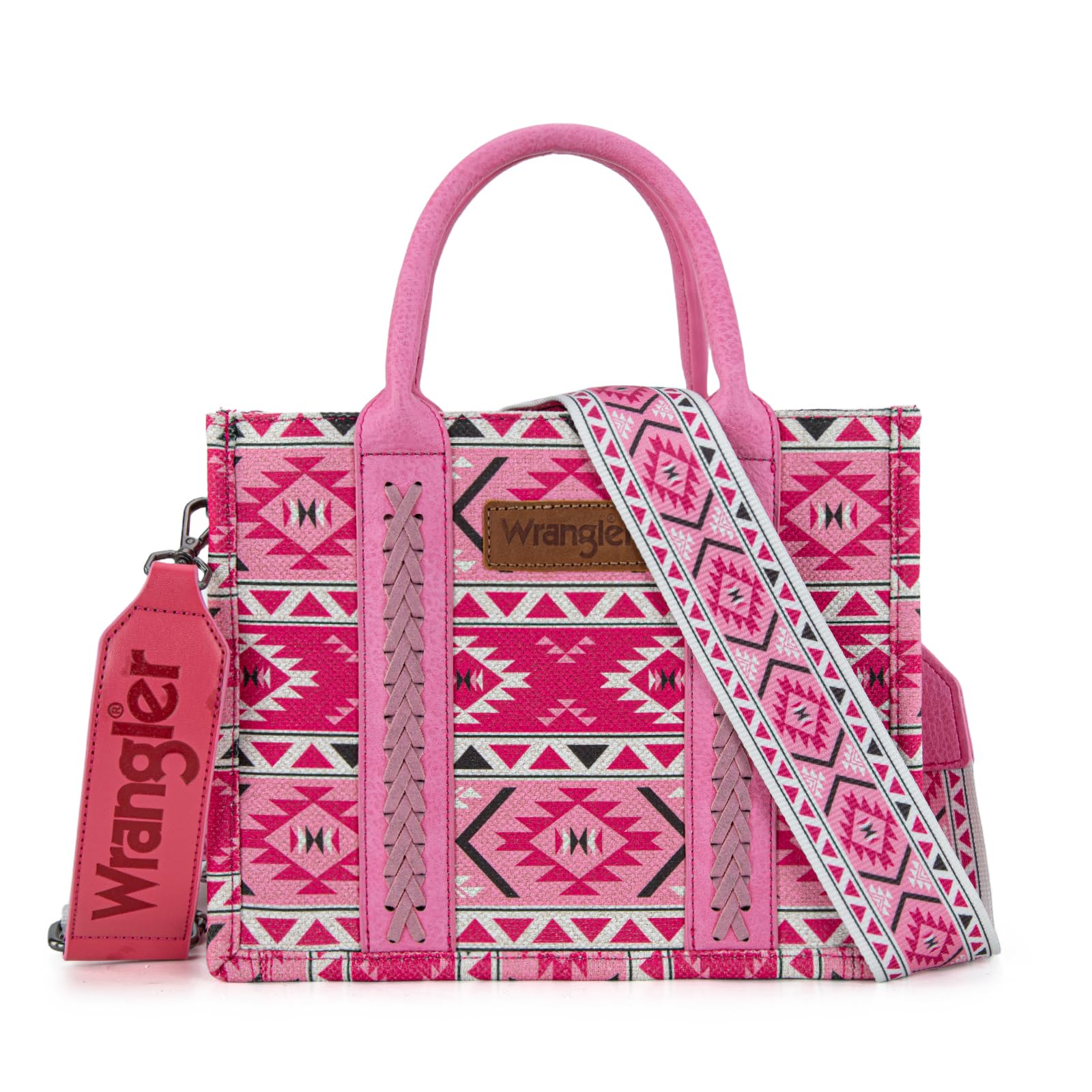 Wrangler Aztec Tote Bag for Women Boho Shoulder Purse and Handbag