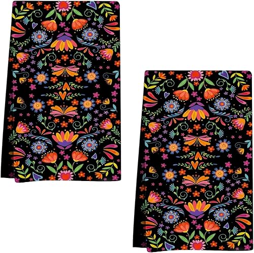 JEFBFBWE 2 Pcs Mexican Towels