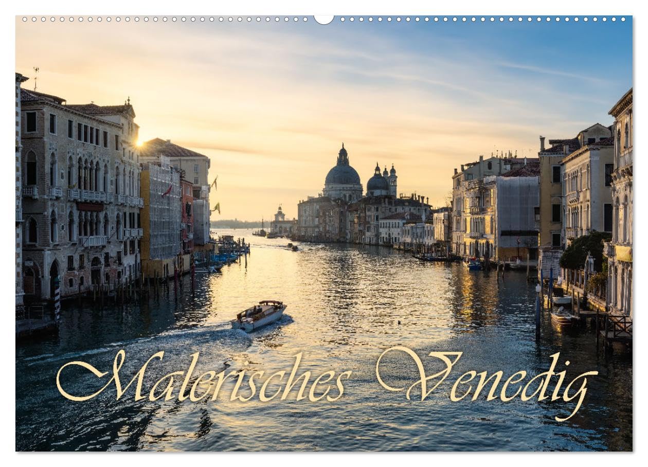 Malerisches Venedig (Wandkalender 2026 DIN A2 quer), CALVENDO Monatskalender: Fotos der traumhaften Gassen, Plätze und Kanäle von Venedig. (CALVENDO Orte)