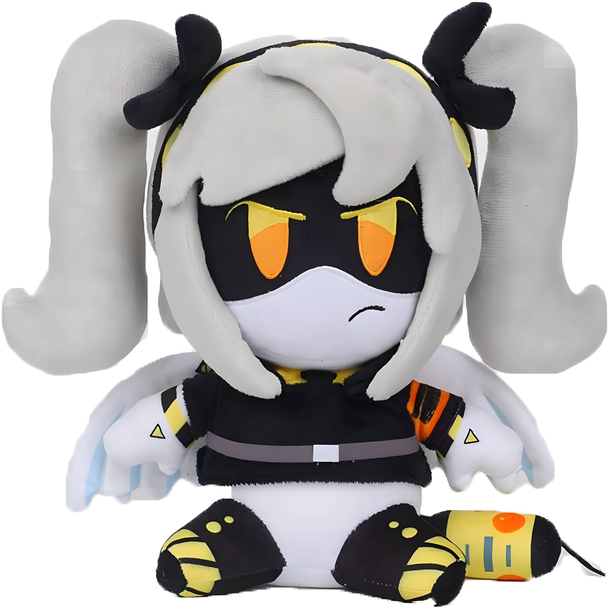 Woleu Murder Plush Toy, Murder N Plush Doll Cartoon Fan, Plush Drone Doll Kids Birthday Gift Murder Plush Cute N Plush Doll Uzi Cartoon Plushie (25CM/9.8IN) (J)